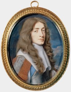ジェームズ2世のミニチュア、デュークオブヨーク、1661年（ベラムのガッシュとトイレ）